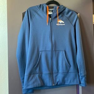 NIKE therma fit Denver Bronco hoodie EUC